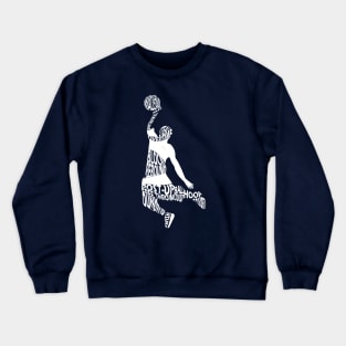 Basketball Player Crewneck Sweatshirt